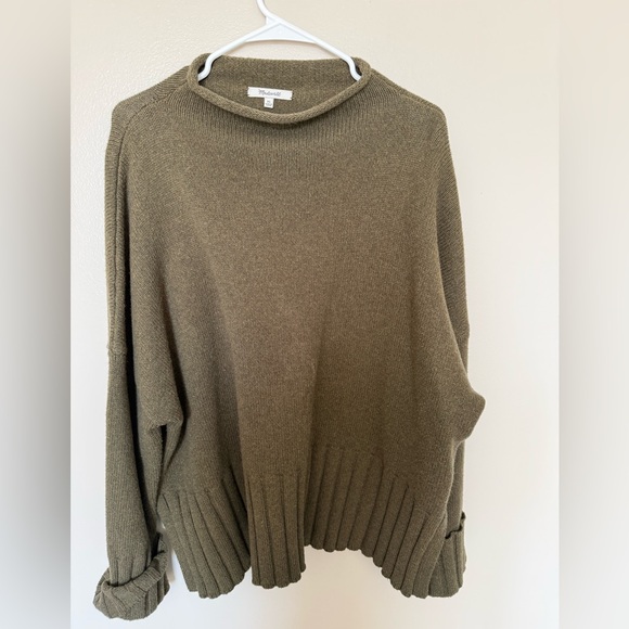 Madewell Sweaters - Madewell Olive Roll Neck Sweater XL